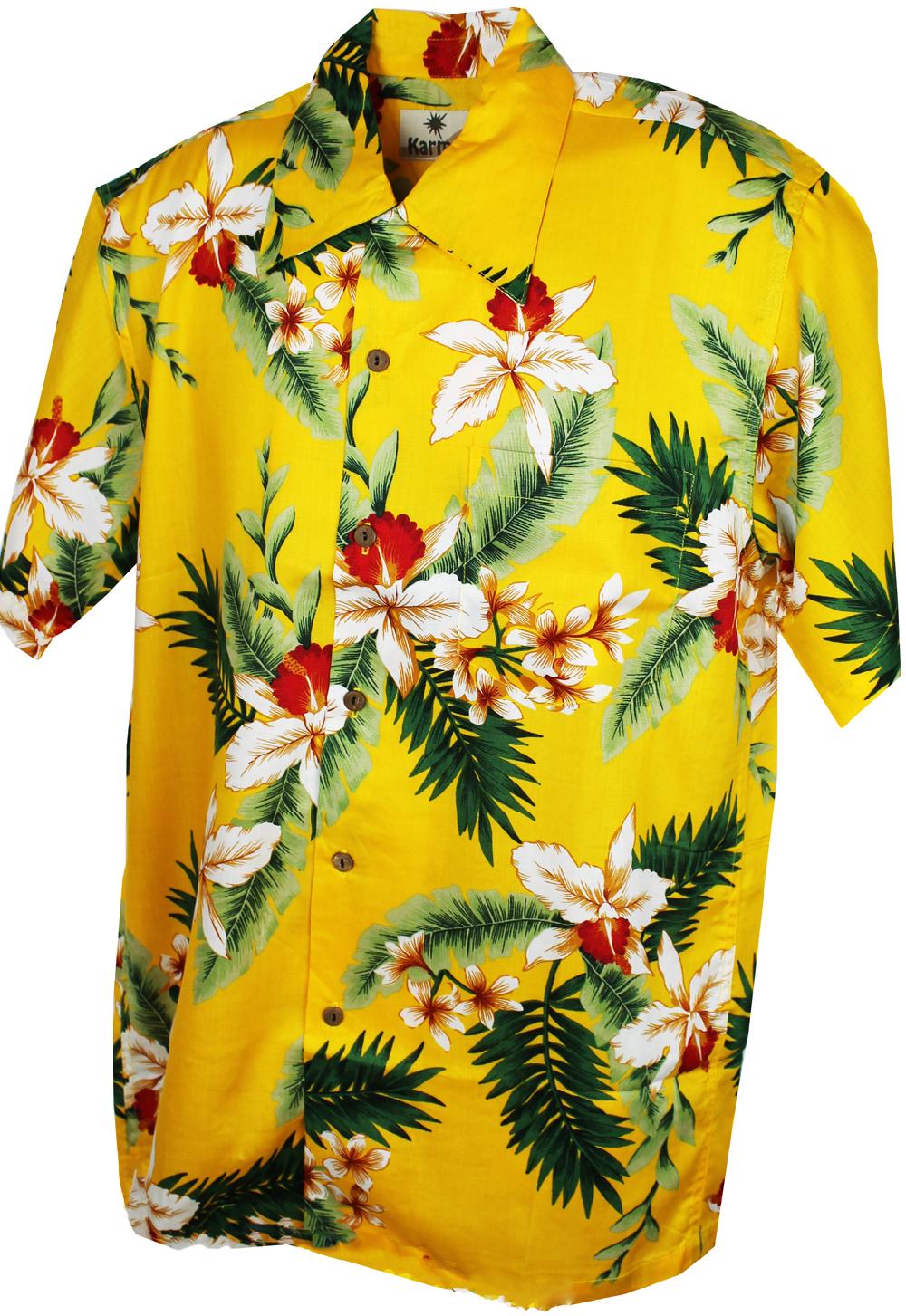karmakula Cayo Yellow - Hawaiian Shirt