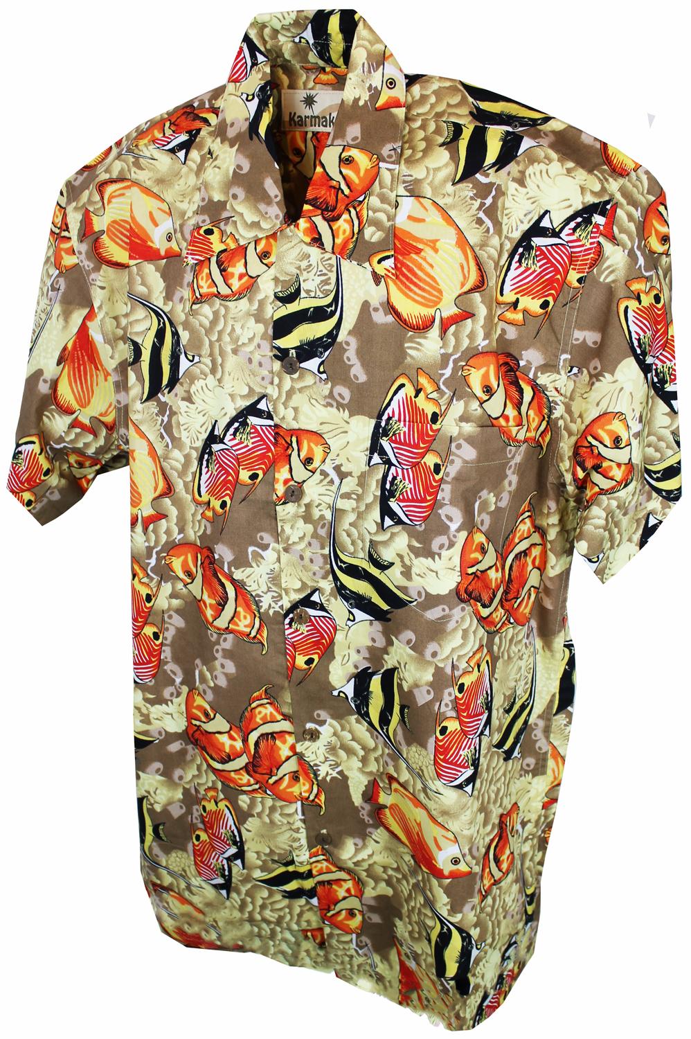 karmakula Coral Fish Cotton - Hawaiian Shirt