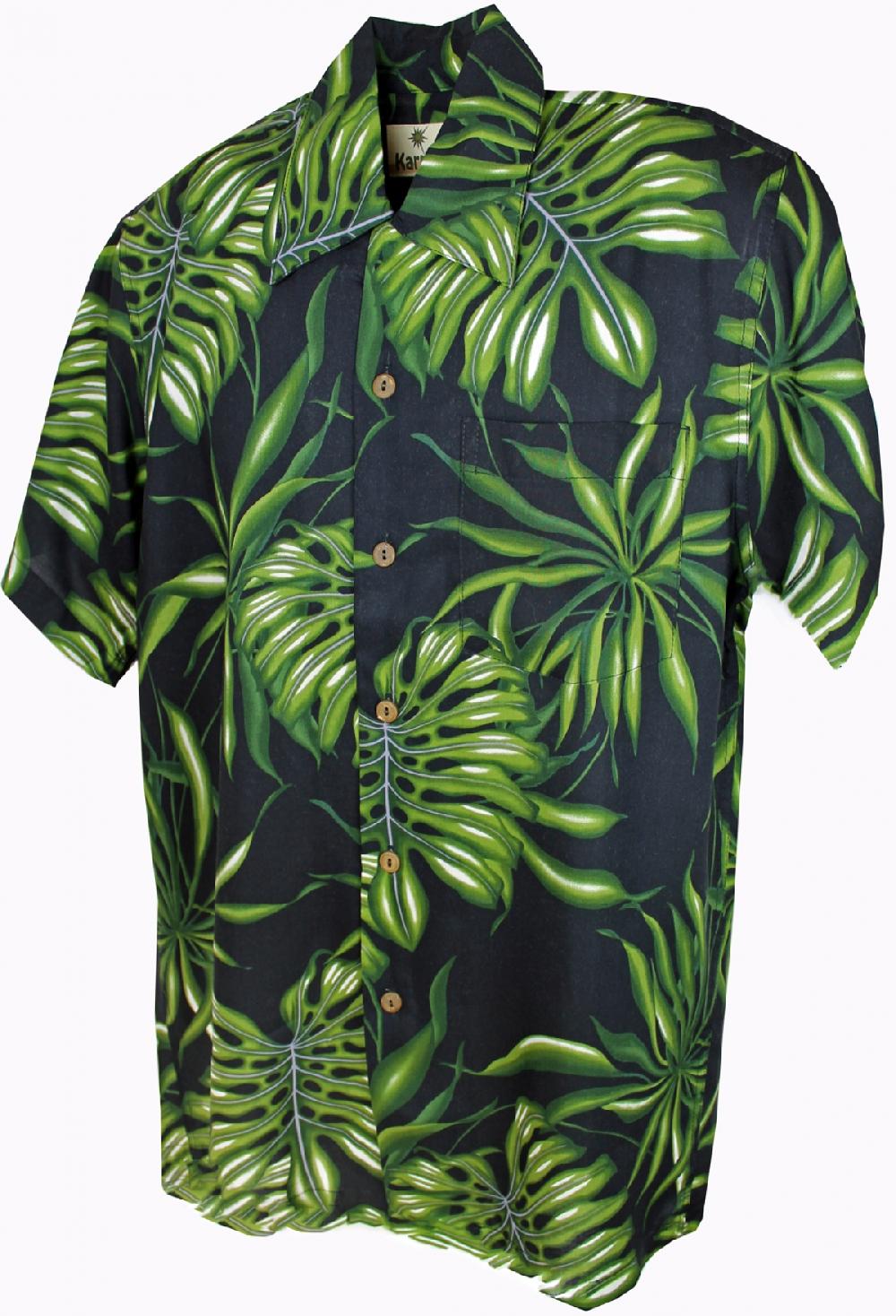karmakula Costa Rica Black - Hawaiian Shirt