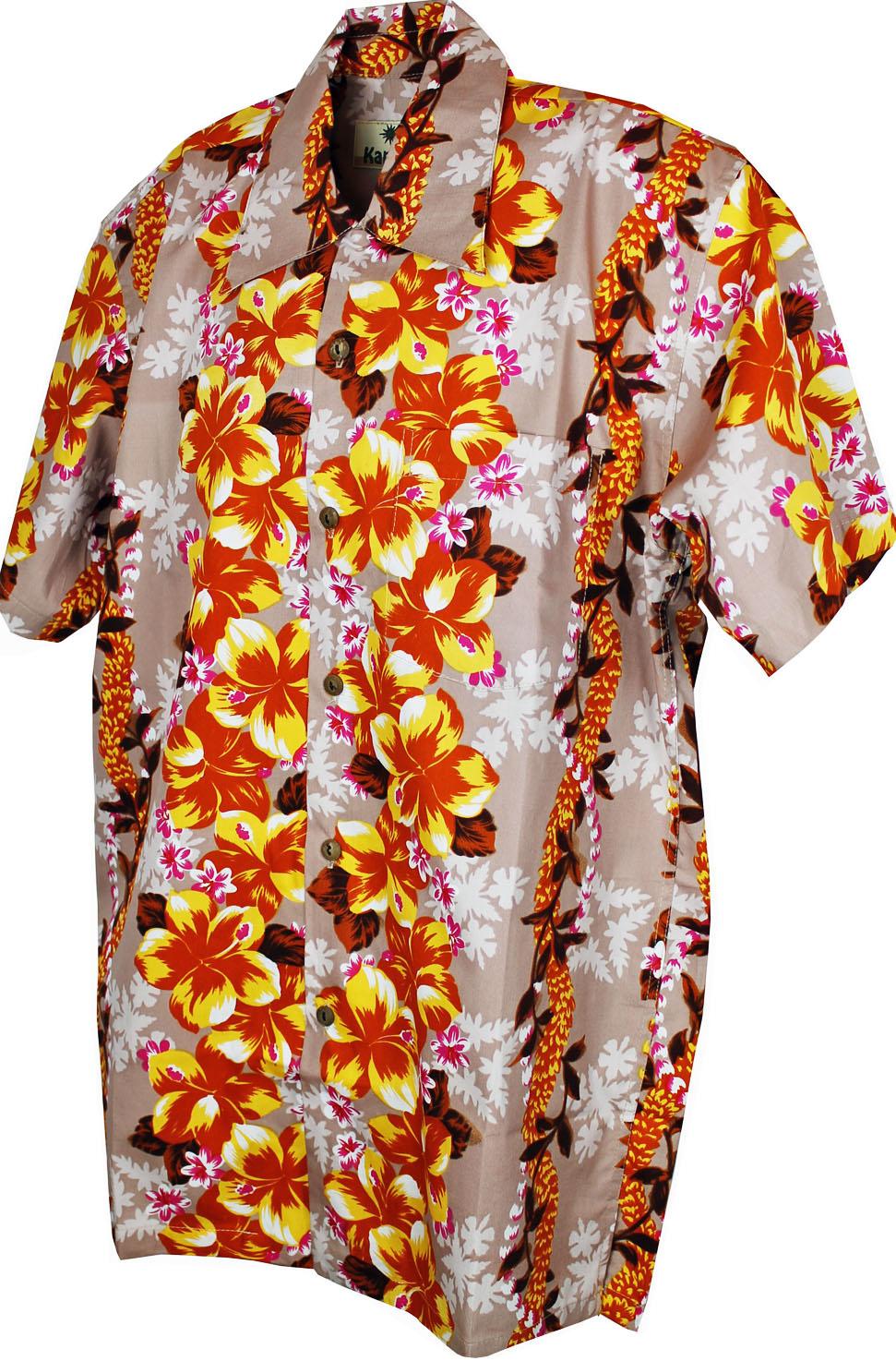 karmakula Creole Cotton Beige - Hawaiian Shirt