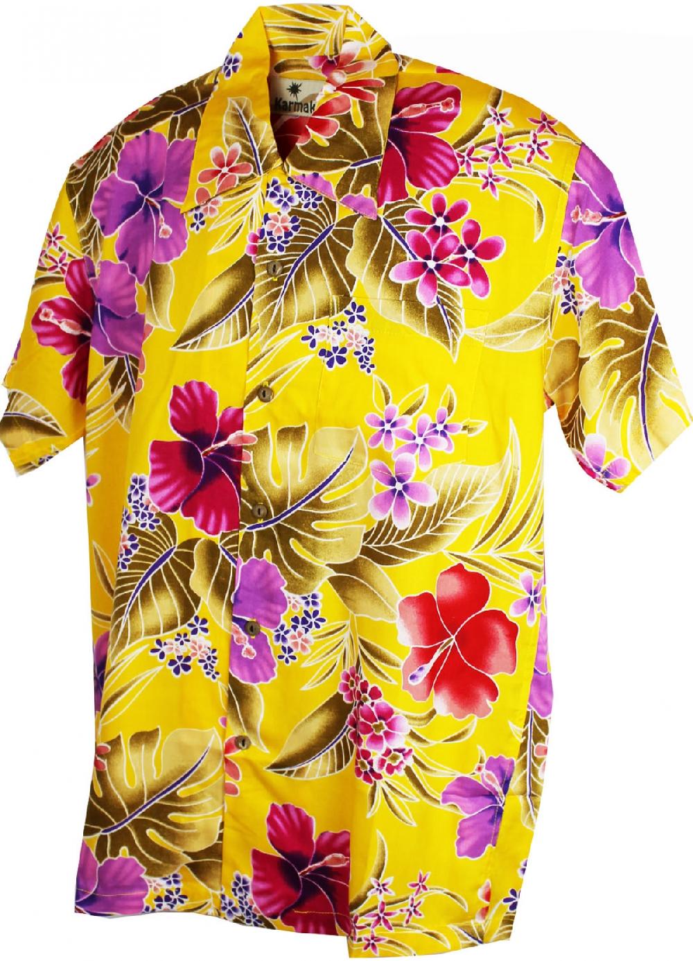 karmakula Fauna Yellow - Hawaiian Shirt