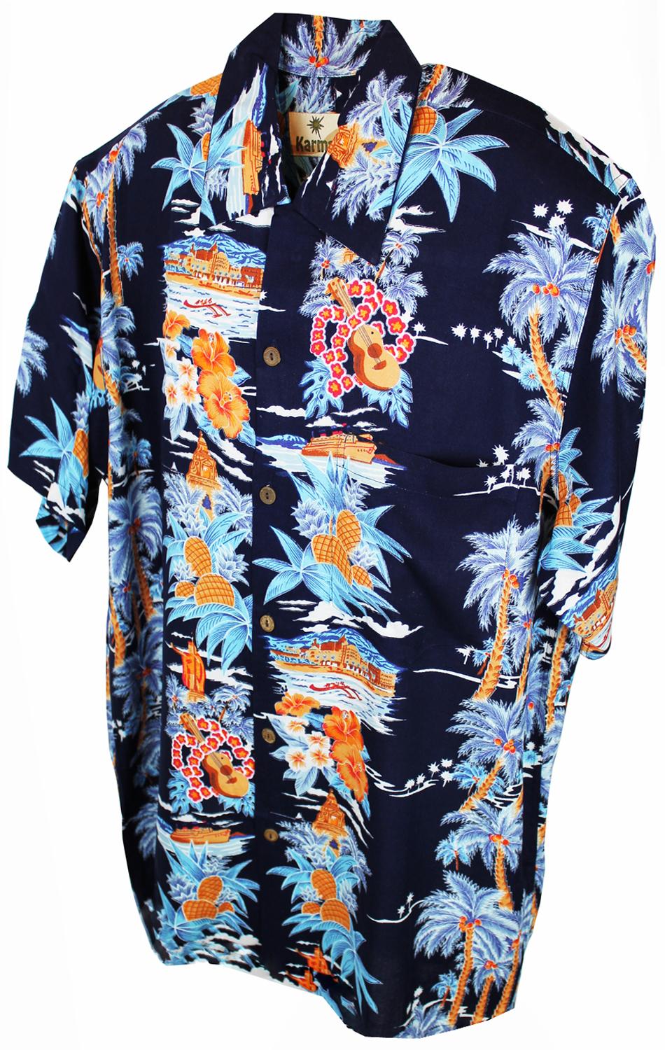 karmakula Havana Blue - Hawaiian Shirt