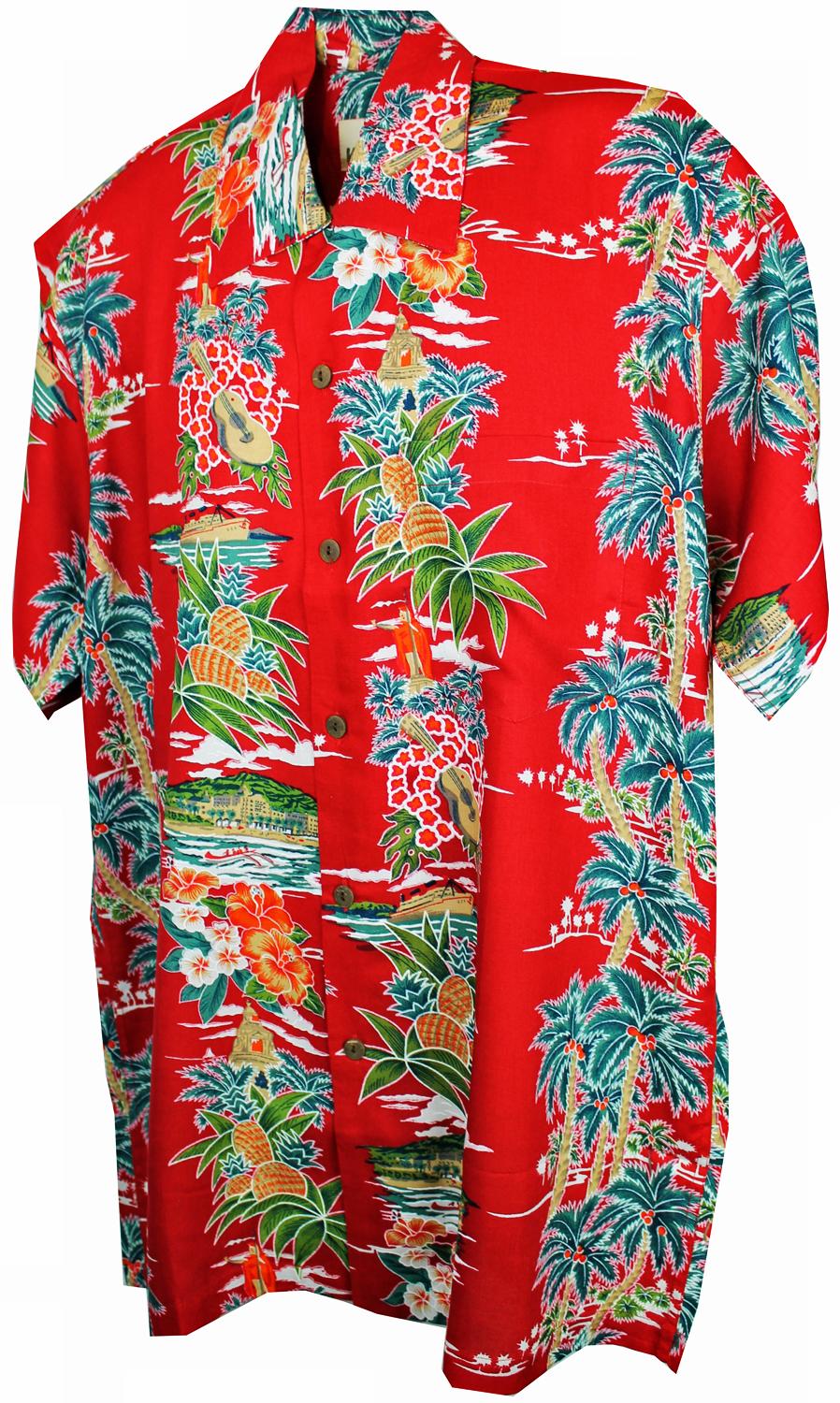 karmakula Havana Red - Hawaiian Shirt