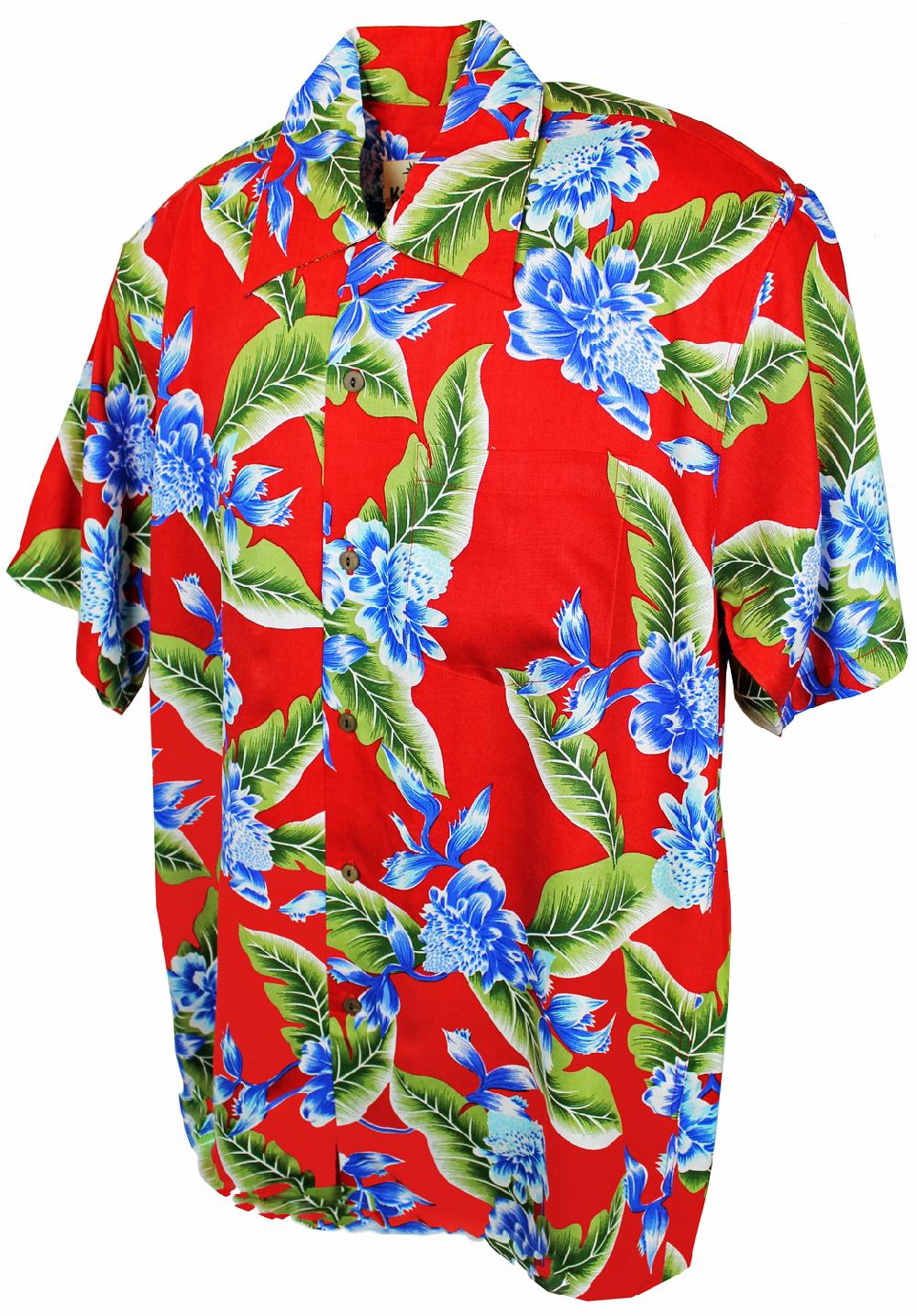karmakula Java Red - Hawaiian Shirt