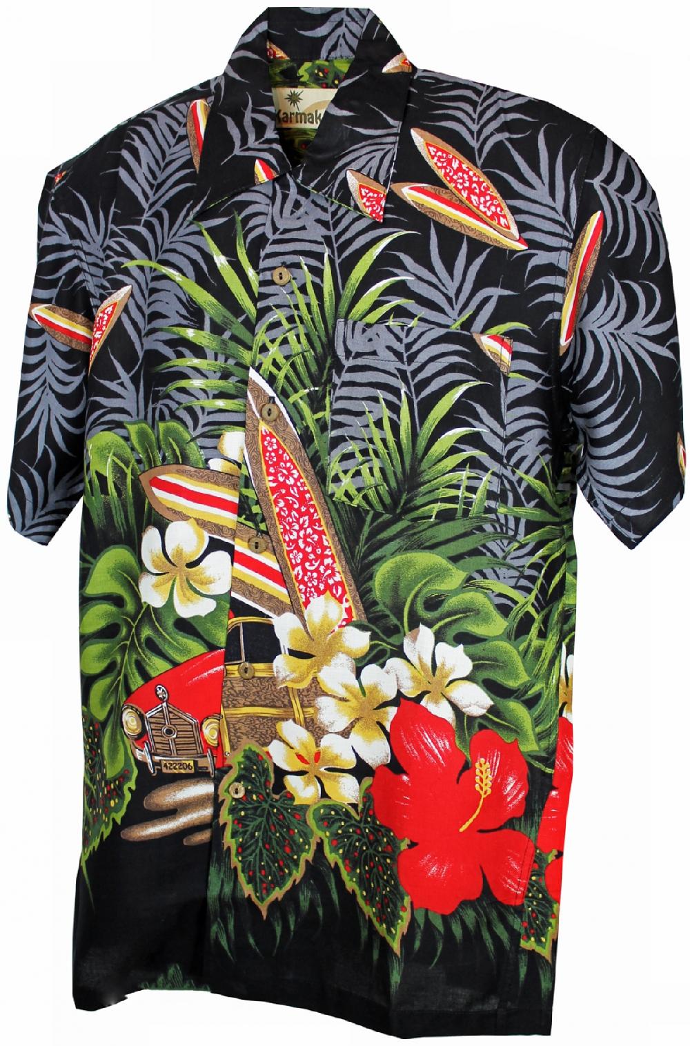 karmakula Low Rider Black - Hawaiian Shirt