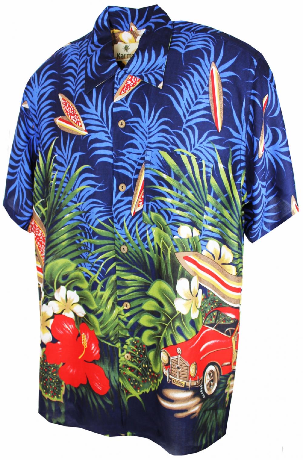 karmakula Low Rider Blue - Hawaiian Shirt