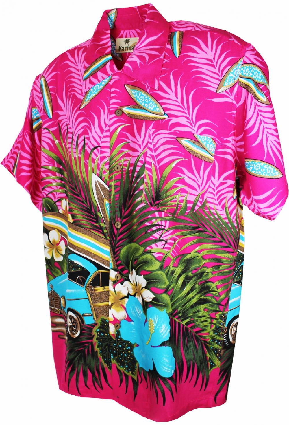 karmakula Low Rider Pink - Hawaiian Shirt