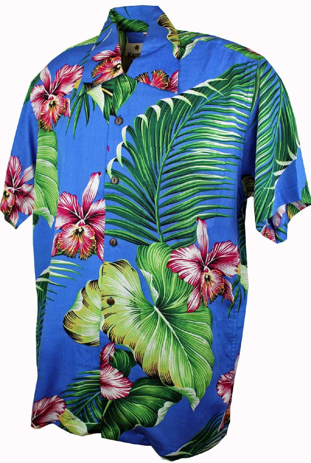 karmakula Manoa Blue - Hawaiian Shirt