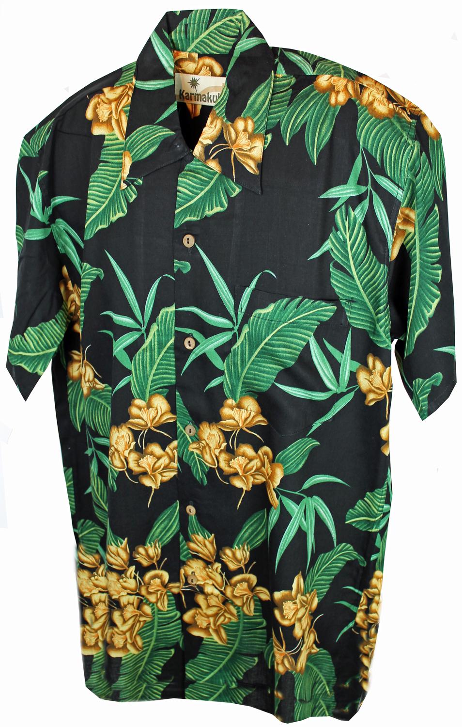 karmakula McQueen Black - Hawaiian Shirt