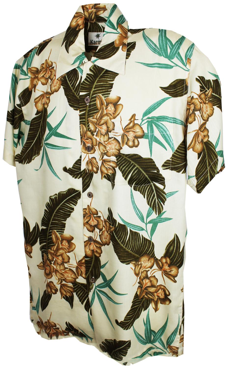 karmakula McQueen Cream - Hawaiian Shirt
