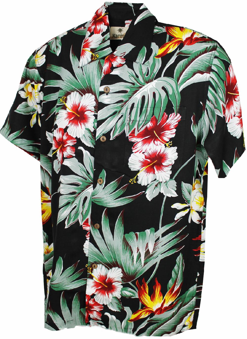 karmakula Montana Black - Hawaiian Shirt