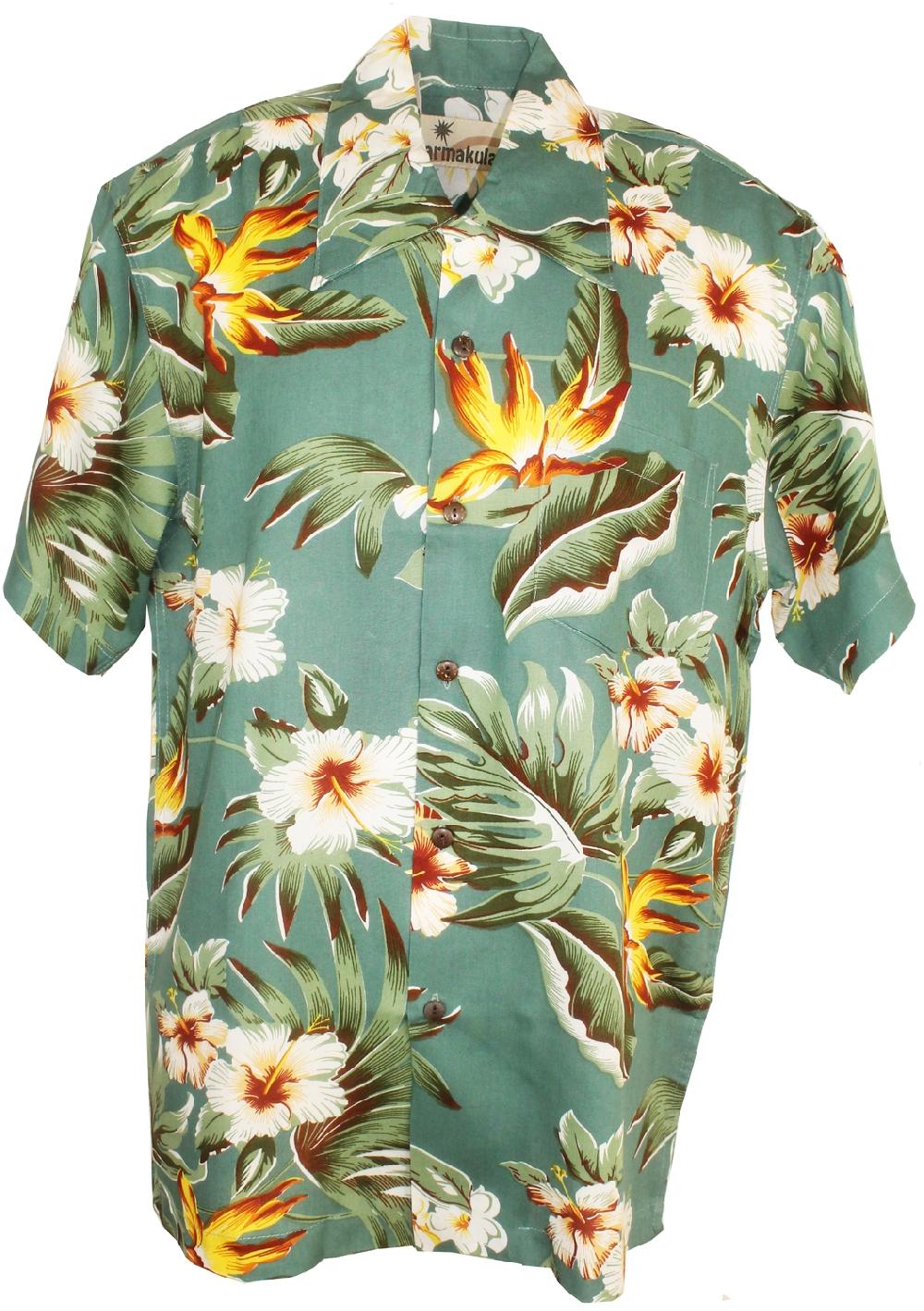 karmakula Montana Green - Hawaiian Shirt