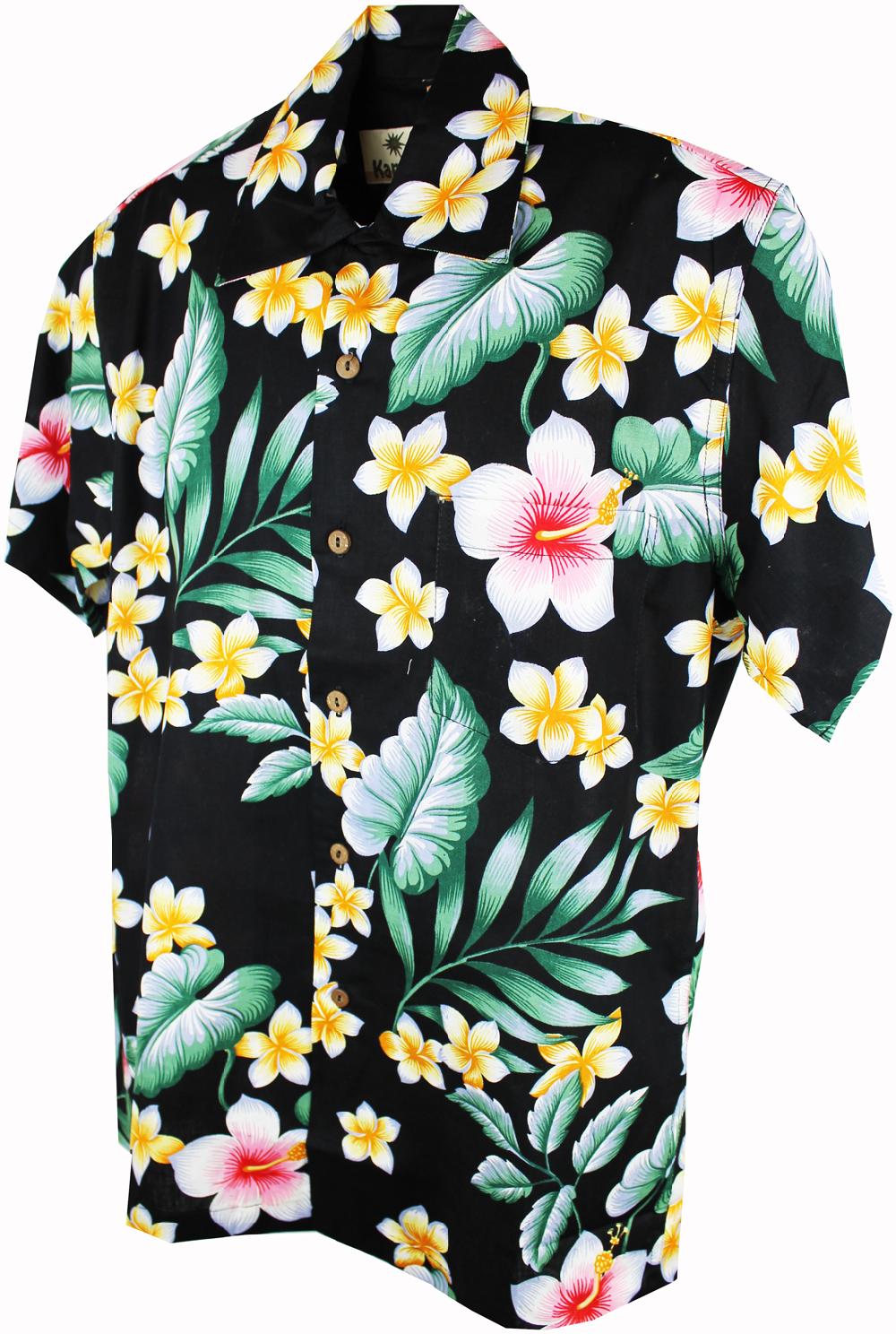 karmakula Noosa Cotton Black - Hawaiian Shirt