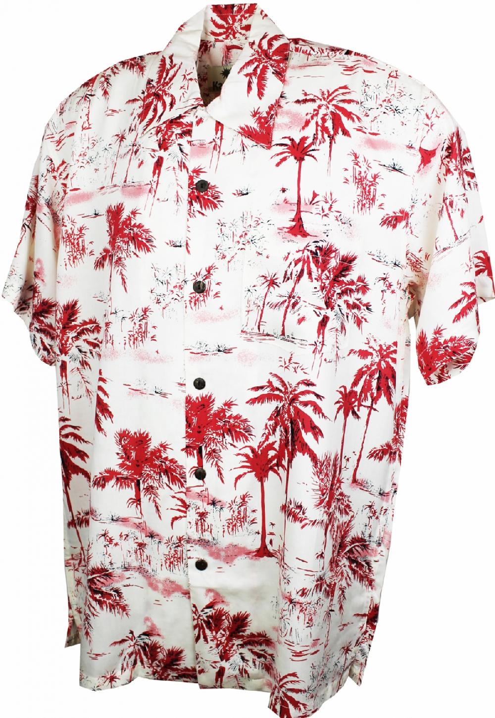 karmakula Palma Red - Hawaiian Shirt