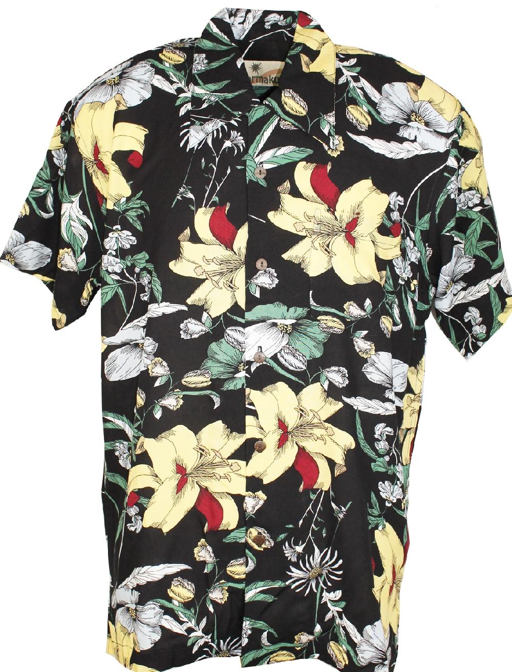 karmakula Pensacola Black - Hawaiian Shirt