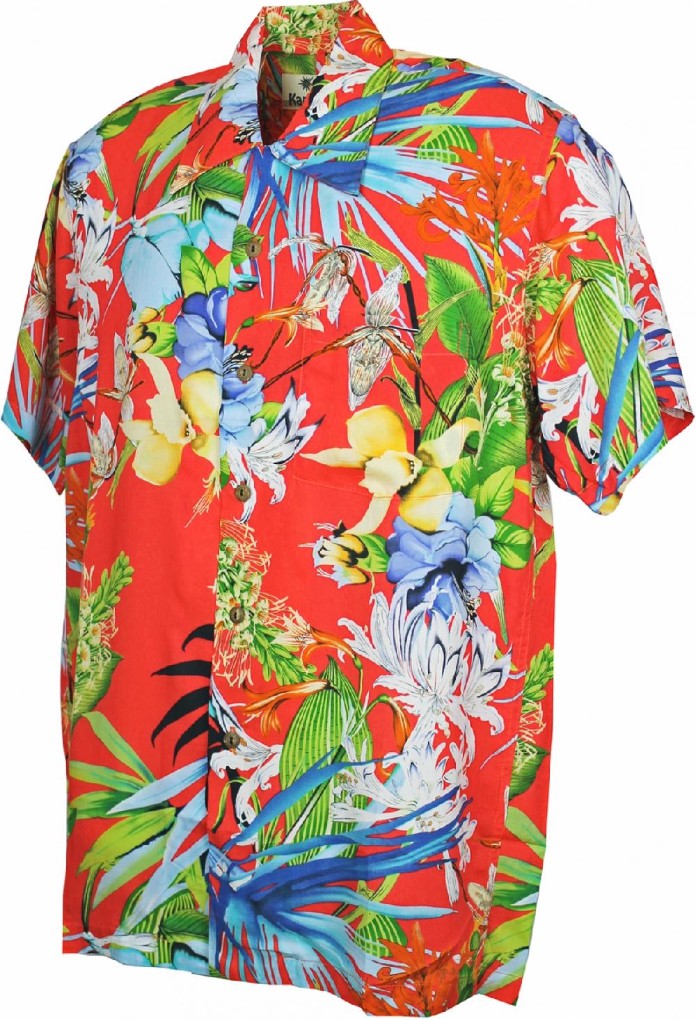 karmakula Phuket Orange - Hawaiian Shirt