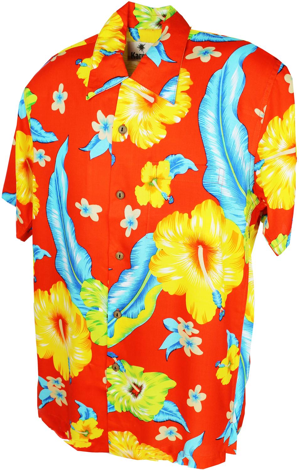 karmakula Reno Orange - Hawaiian Shirt