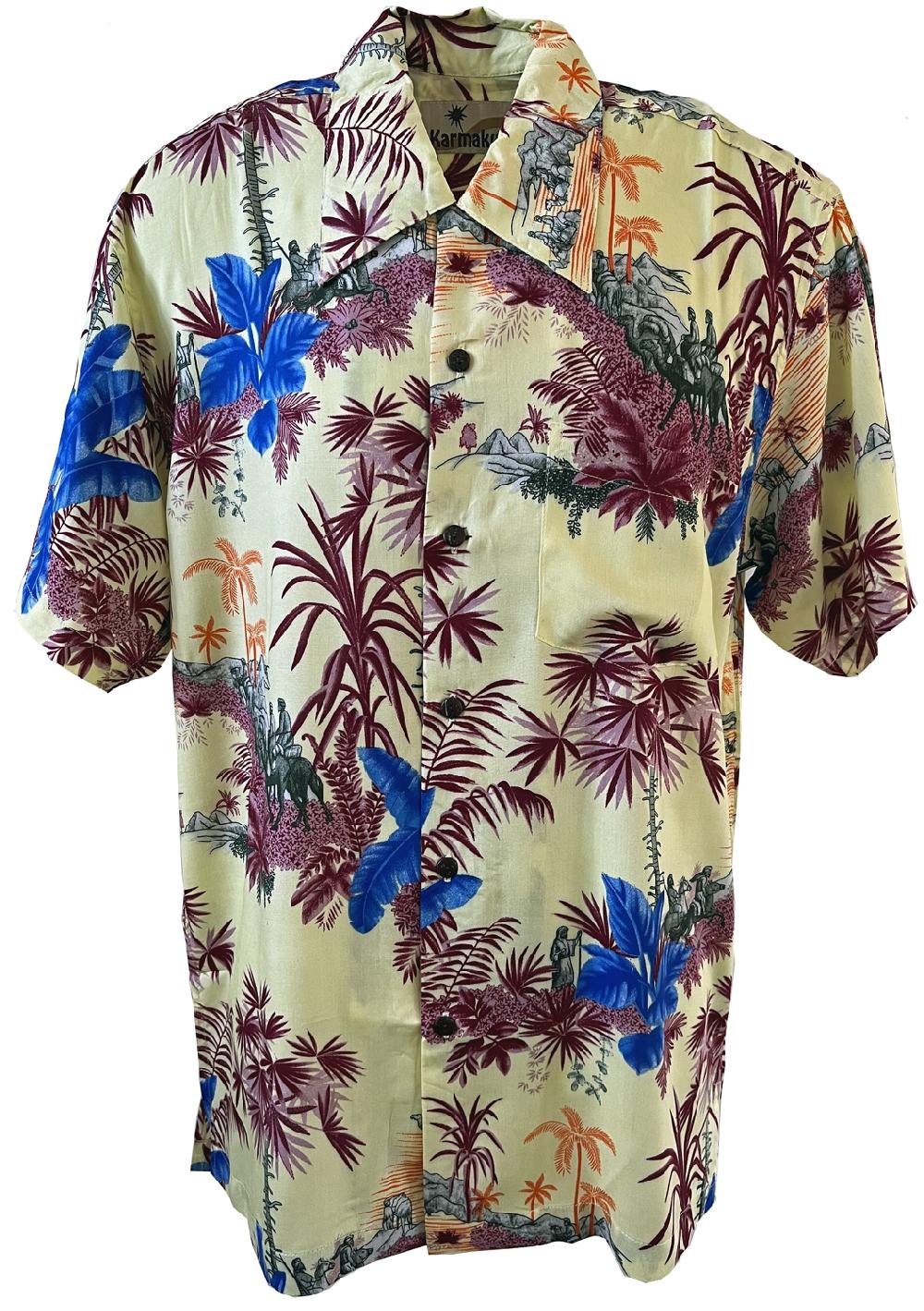 karmakula Sahara Yellow - Hawaiian Shirt