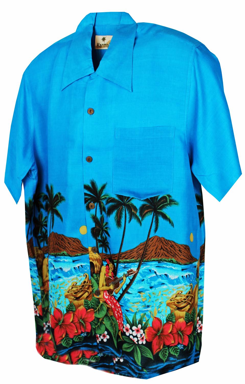 karmakula Serenade Light Blue - Hawaiian Shirt