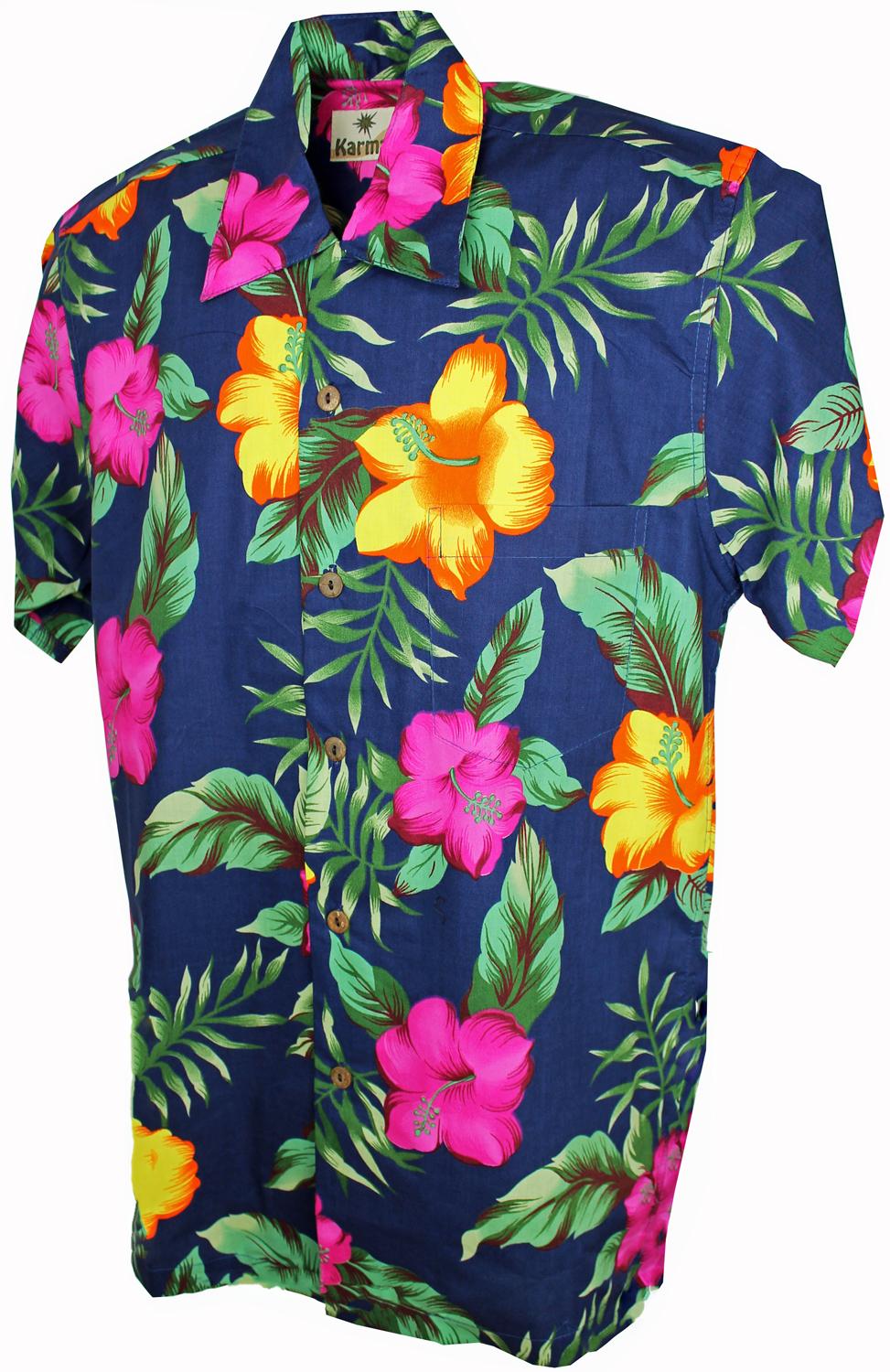 karmakula Soho Cotton Blue - Hawaiian Shirt