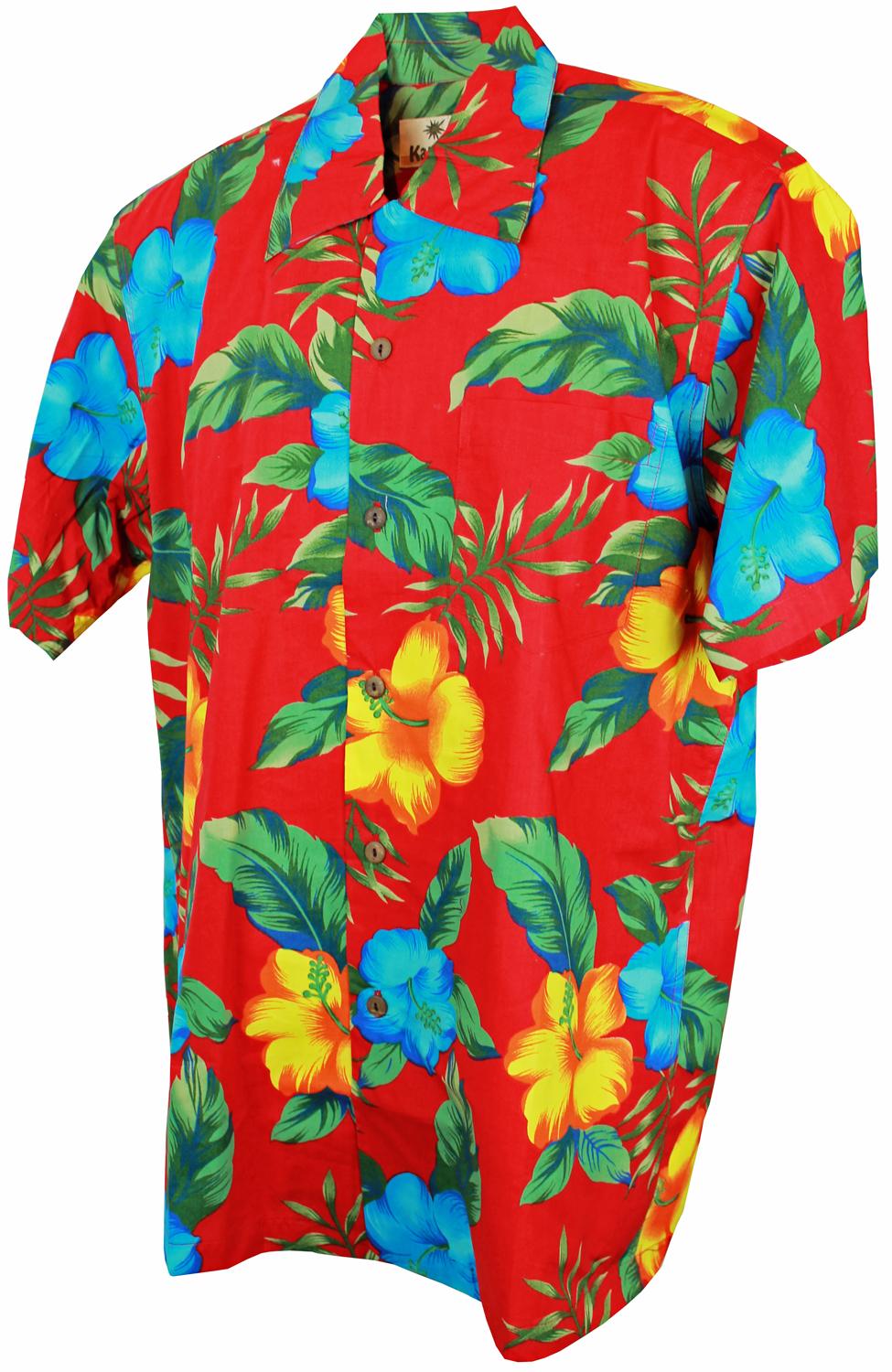 karmakula Soho Cotton Red - Hawaiian Shirt