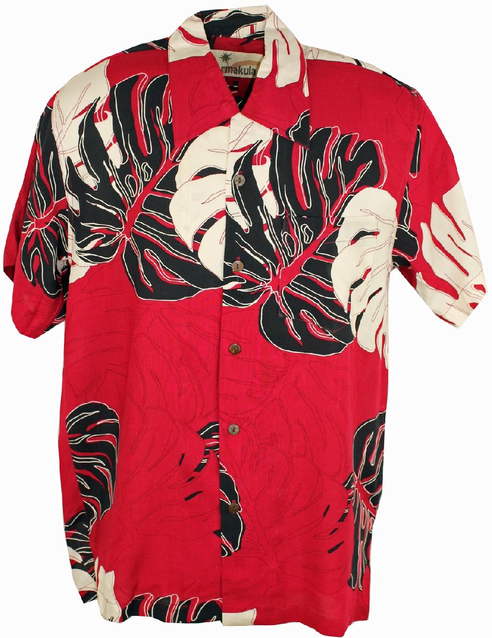 karmakula Sumba Maroon - Hawaiian Shirt