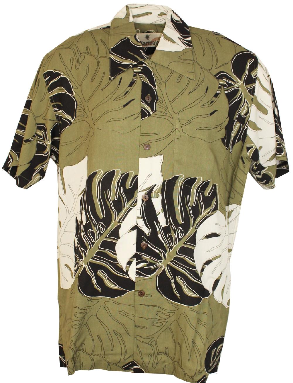 karmakula Sumba Olive - Hawaiian Shirt