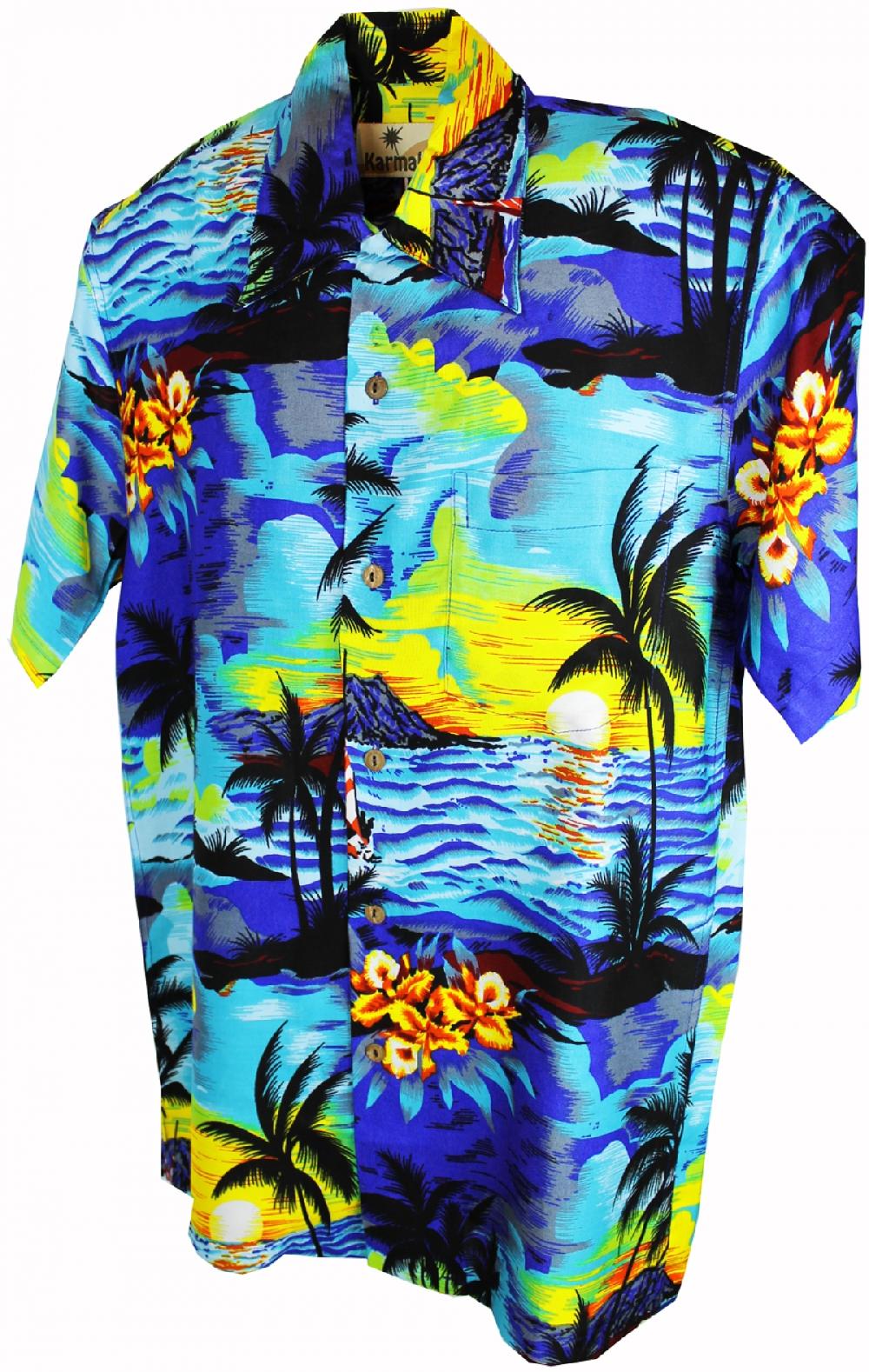 karmakula Sunset Blue - Hawaiian Shirt