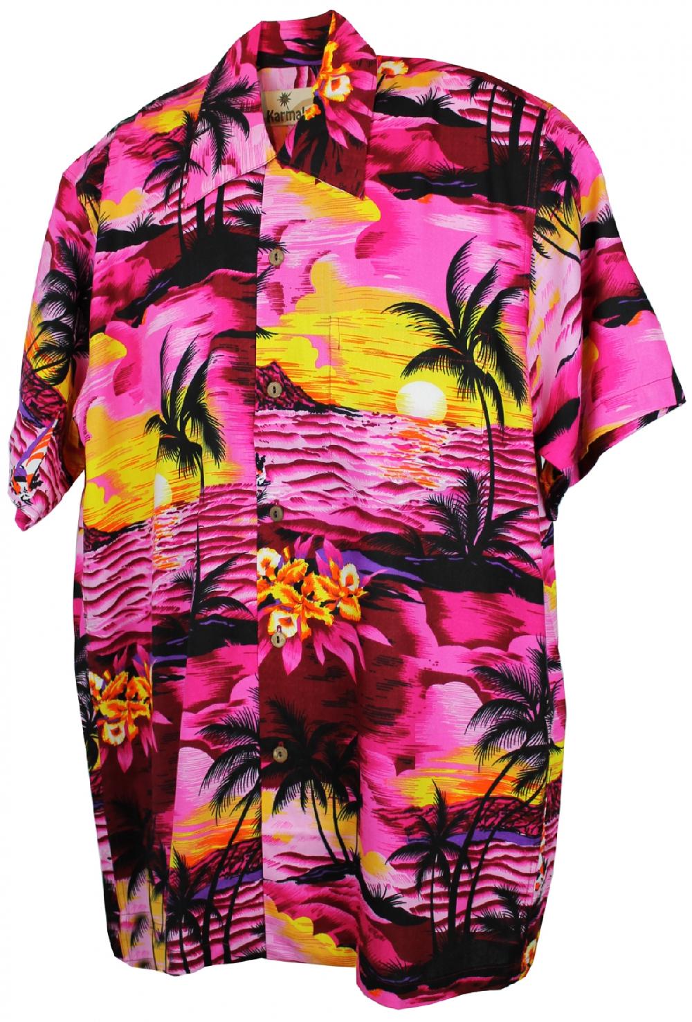 karmakula Sunset Pink - Hawaiian Shirt