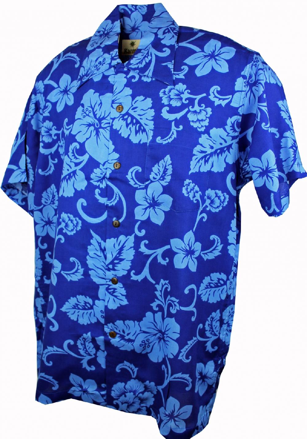 karmakula Tobago Light Blue - Hawaiian Shirt