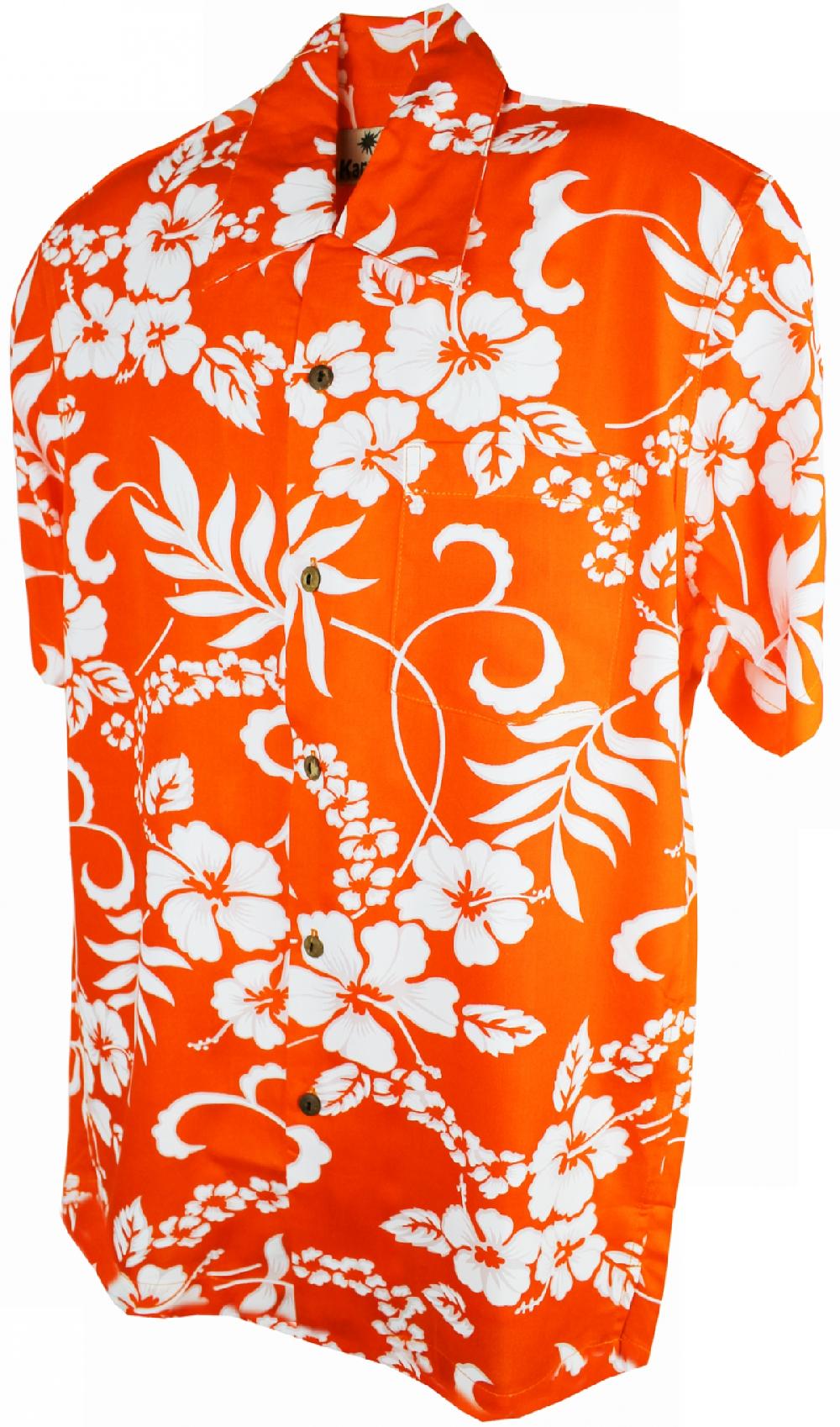 karmakula Waikiki Orange - Hawaiian Shirt