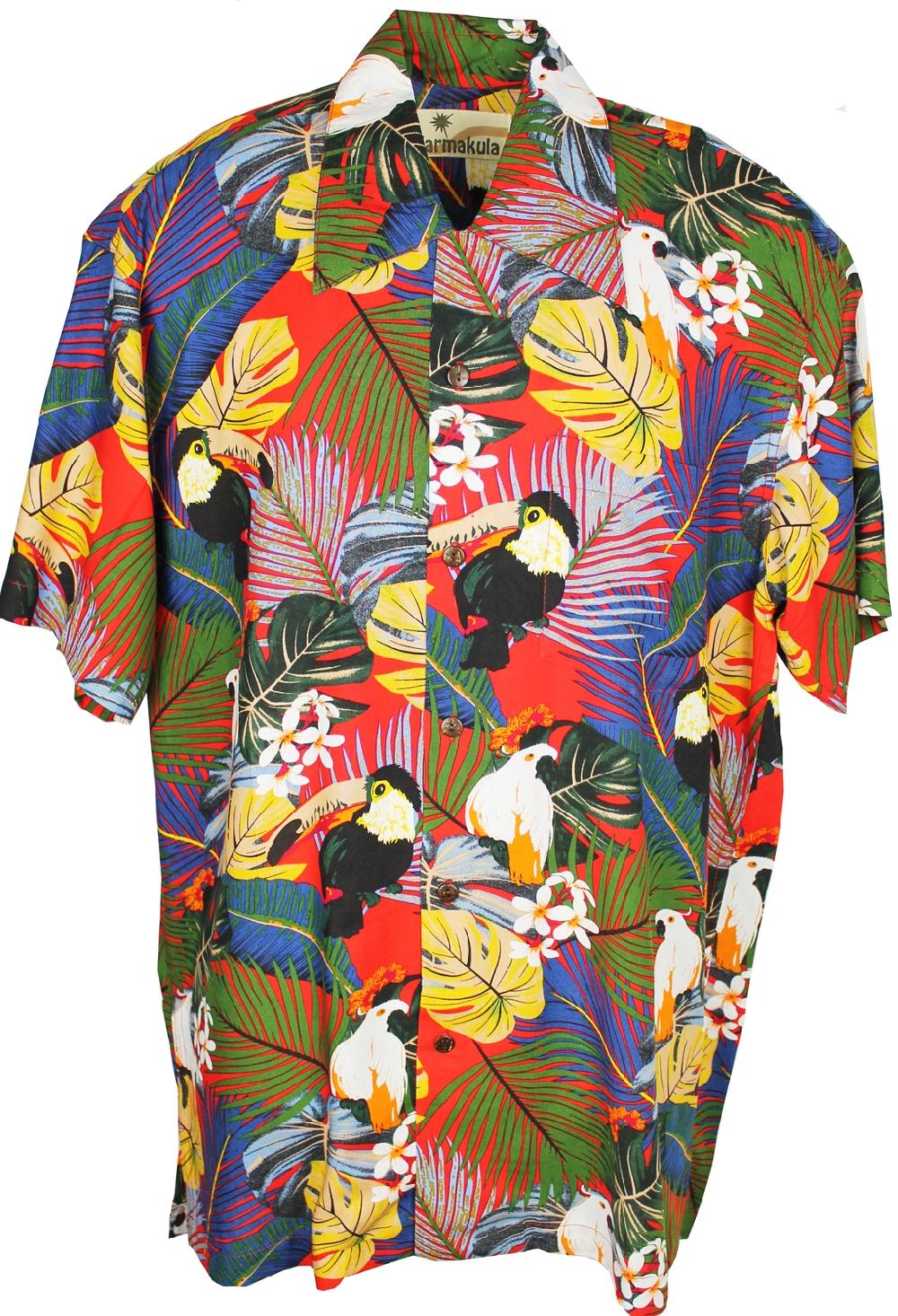 karmakula Zanzibar Red - Hawaiian Shirt