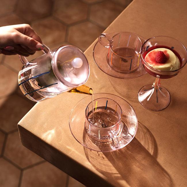 Kas Australia Fiesta Glass Tea Pot Piece