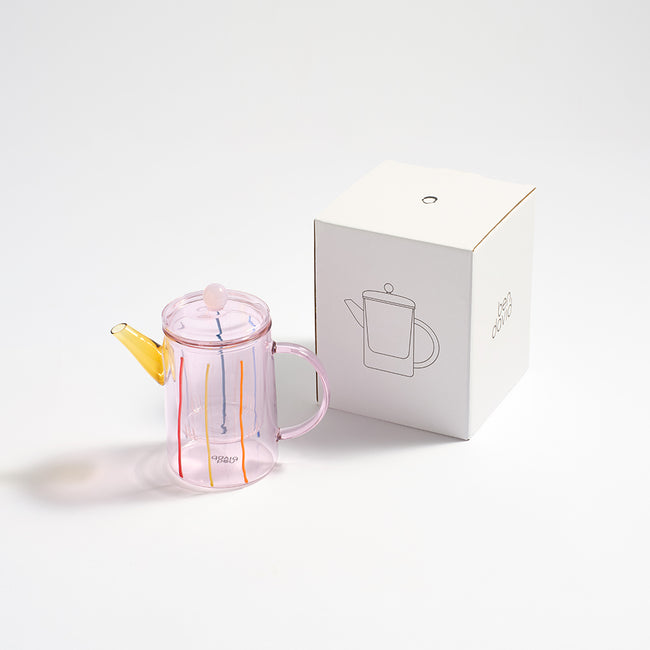 kas australia Fiesta Glass Tea Pot Piece