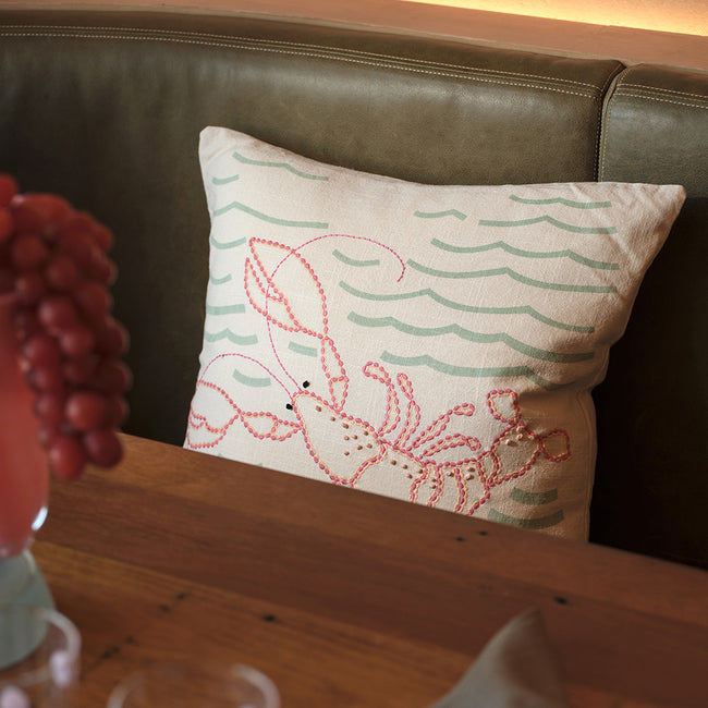 Kas Australia Lobster Cushion