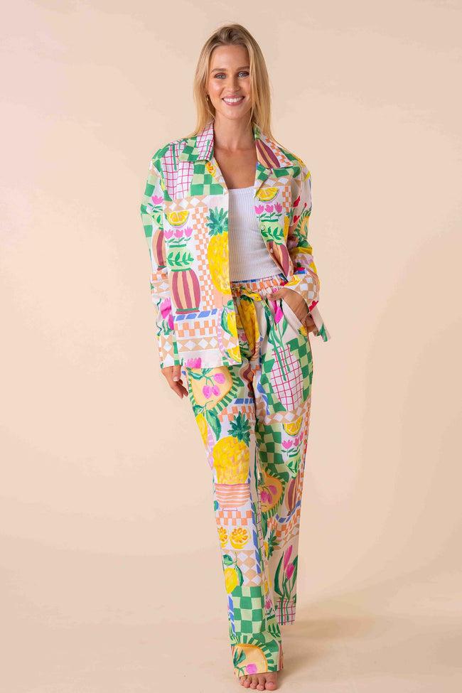 Kas Australia Lydia Long Sleeve Pyjama Set