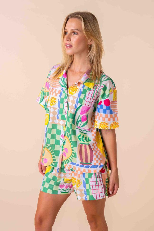 Kas Australia Lydia Short Sleeve Pyjama Set