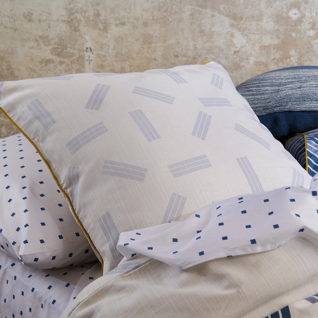 Kas Australia Mackie Euro Pillowcase