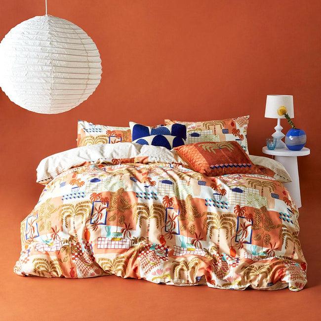 kas australia Porto Quilt Cover Set