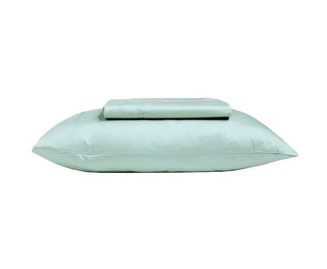 kas australia Pure 500 TC Egyptian Cotton Sage Sheet Set