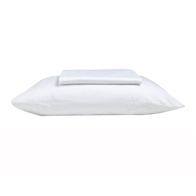 kas australia Pure 500 TC Egyptian Cotton White Sheet Set