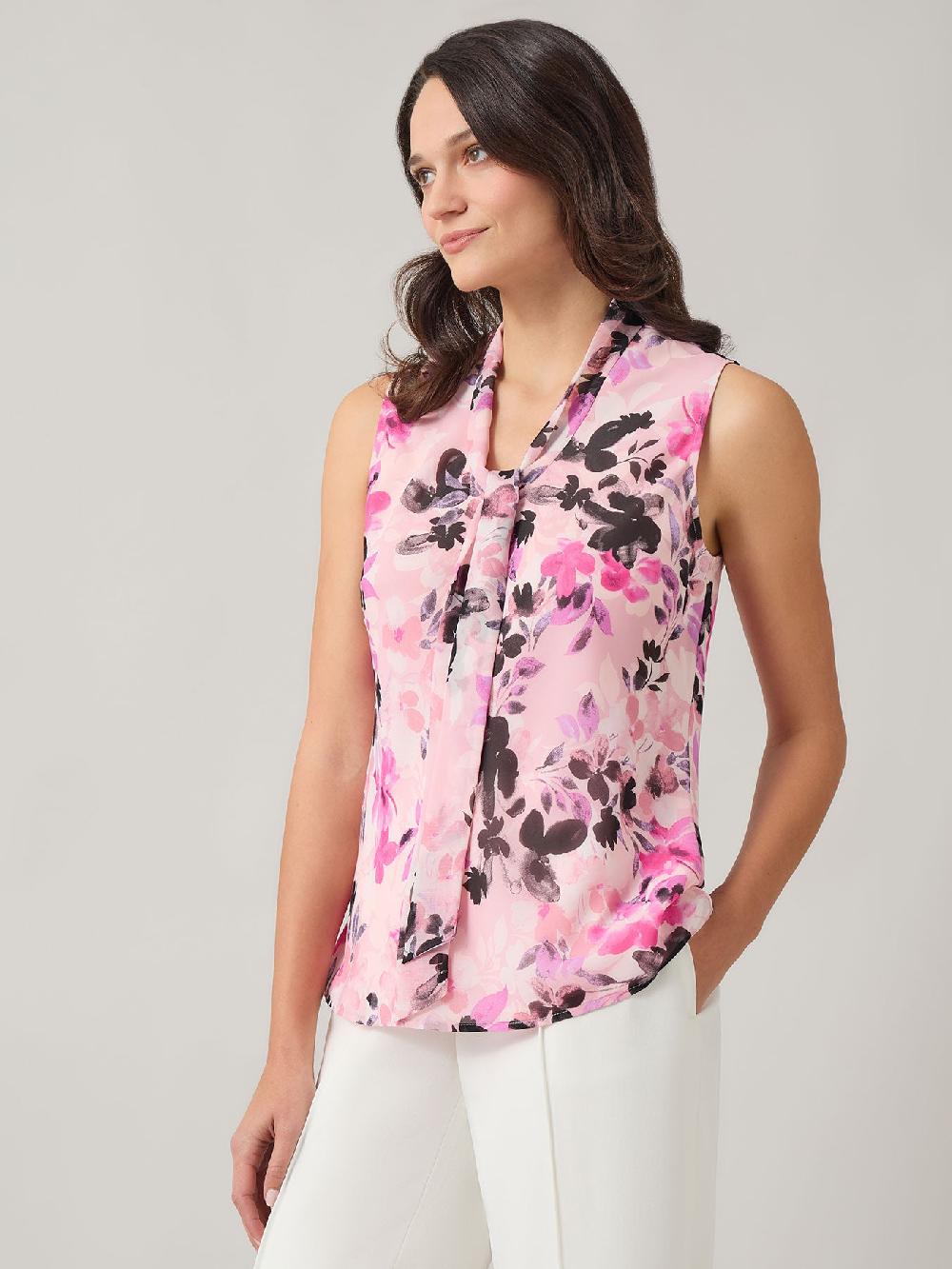 Kasper Audrey Blouse Printed Chiffon
