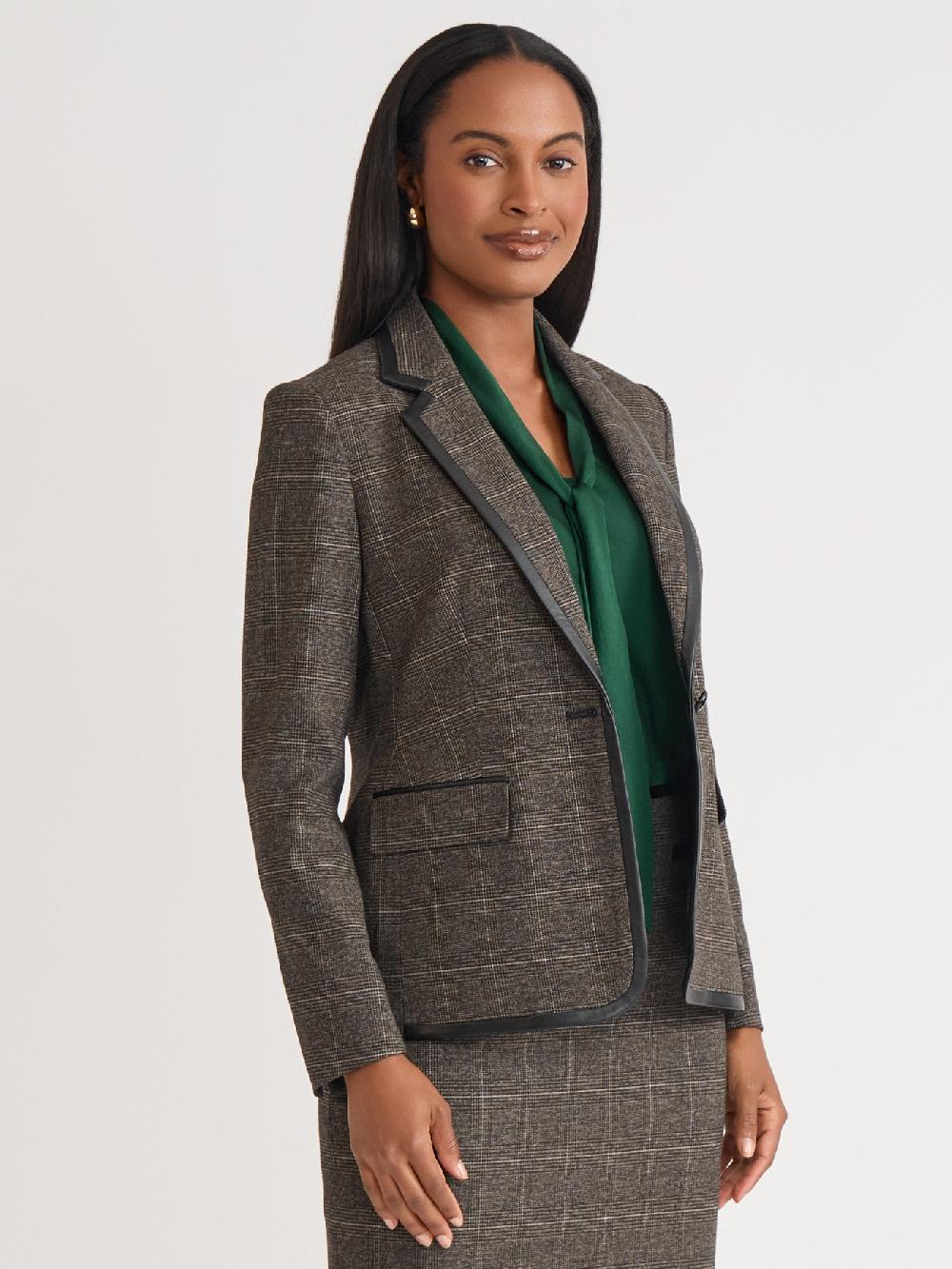 Kasper Ava Jacket Plaid