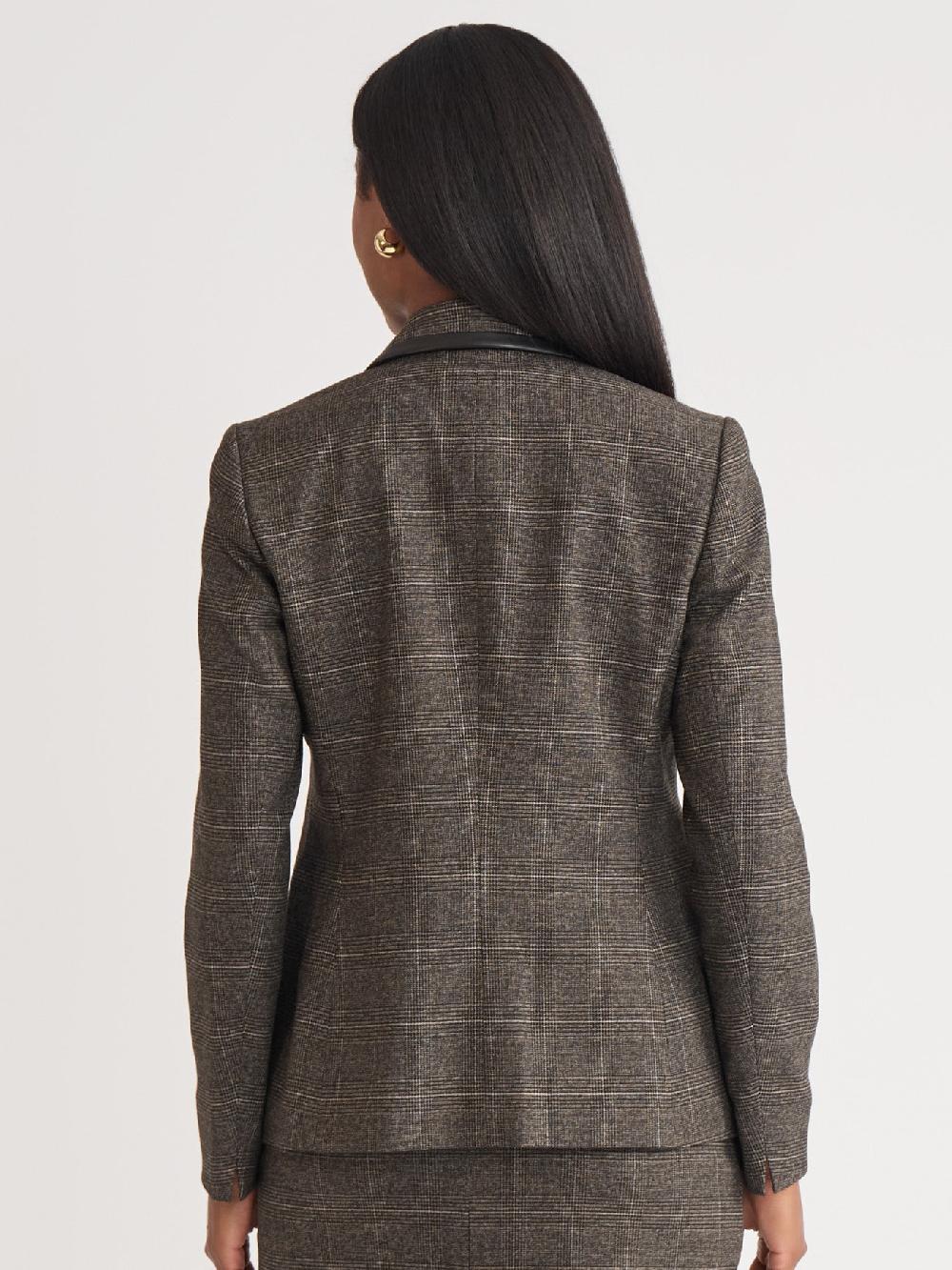 Kasper Ava Jacket Plaid