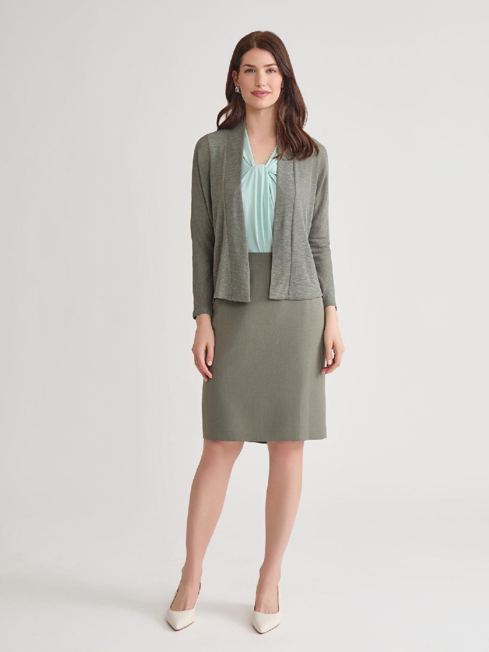 Kasper Dolman Sleeve Knit Cardigan