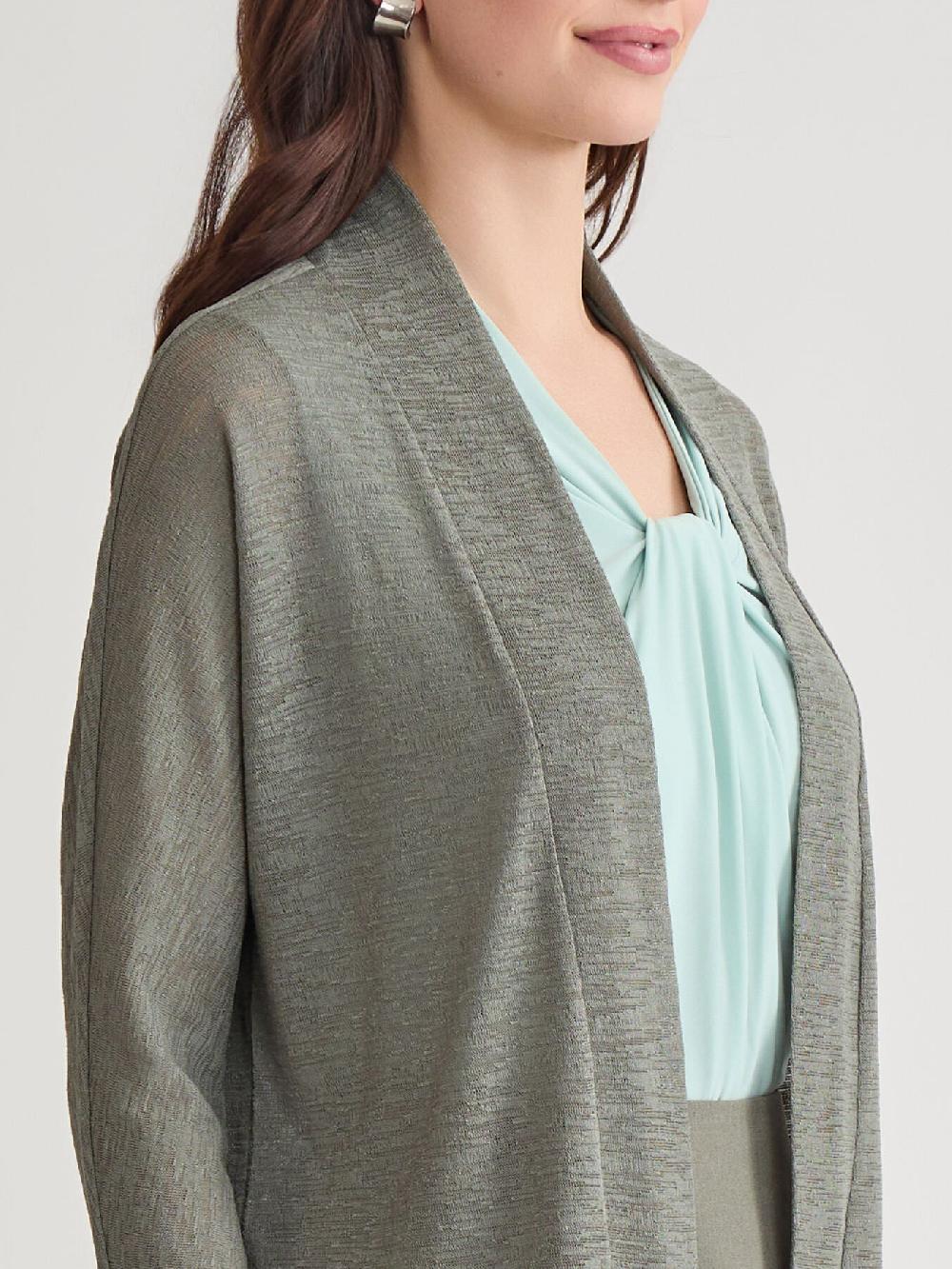 Kasper Dolman Sleeve Knit Cardigan