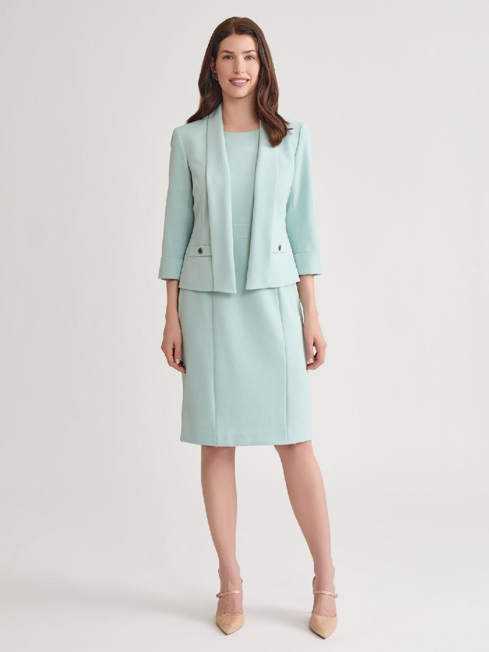 Kasper Grace Dress Iconic Stretch Crepe