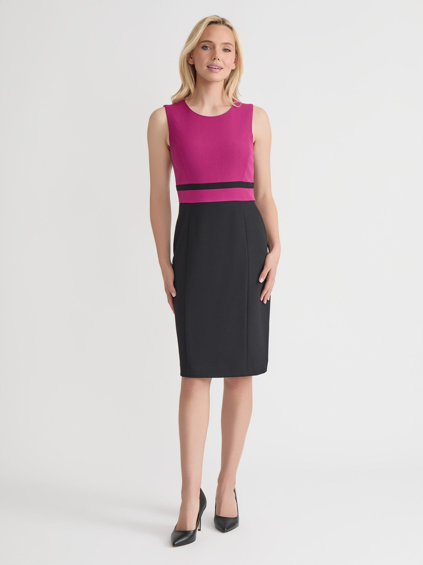 kasper Grace Dress Iconic Stretch Crepe