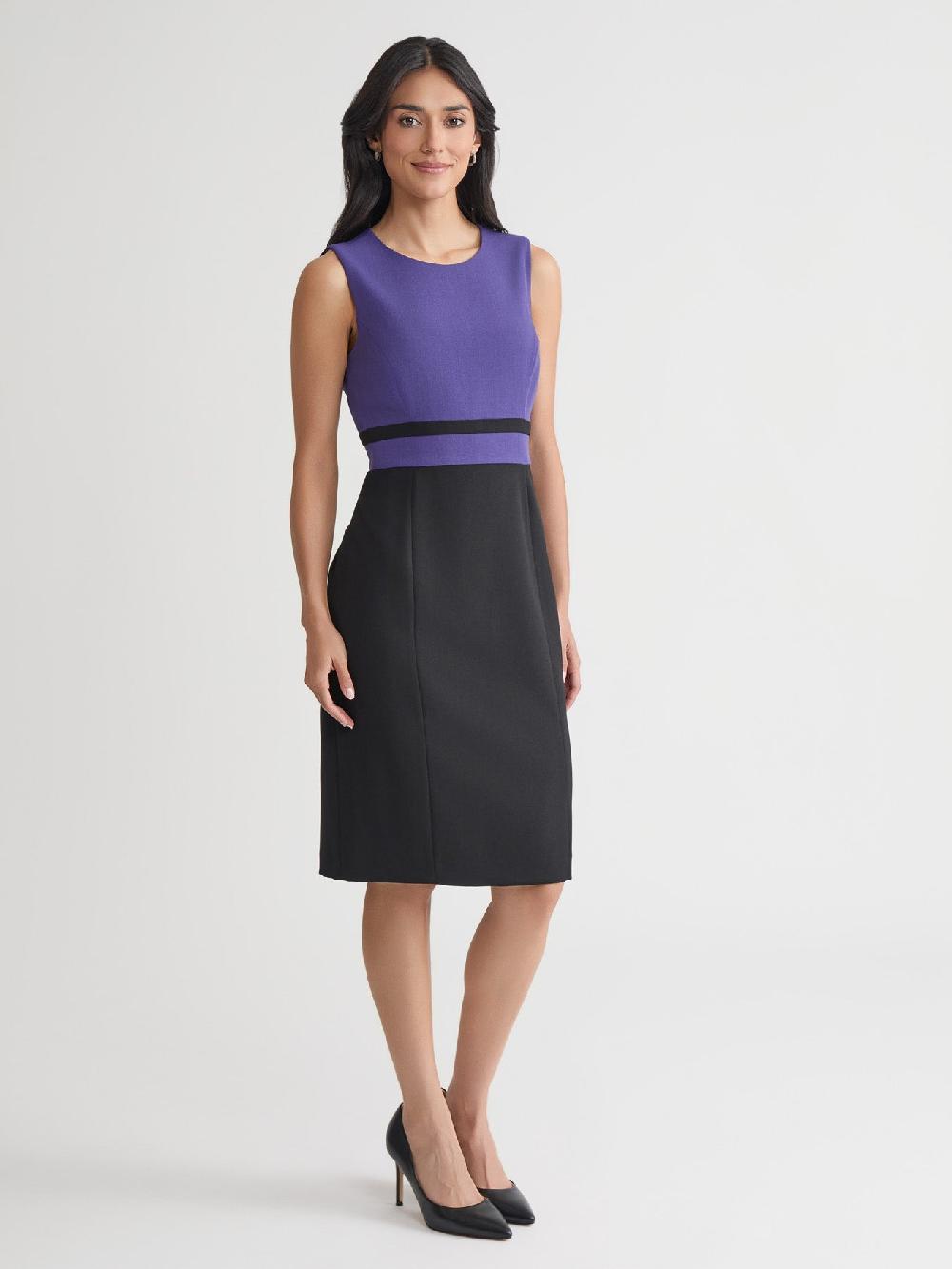Kasper Grace Dress Iconic Stretch Crepe