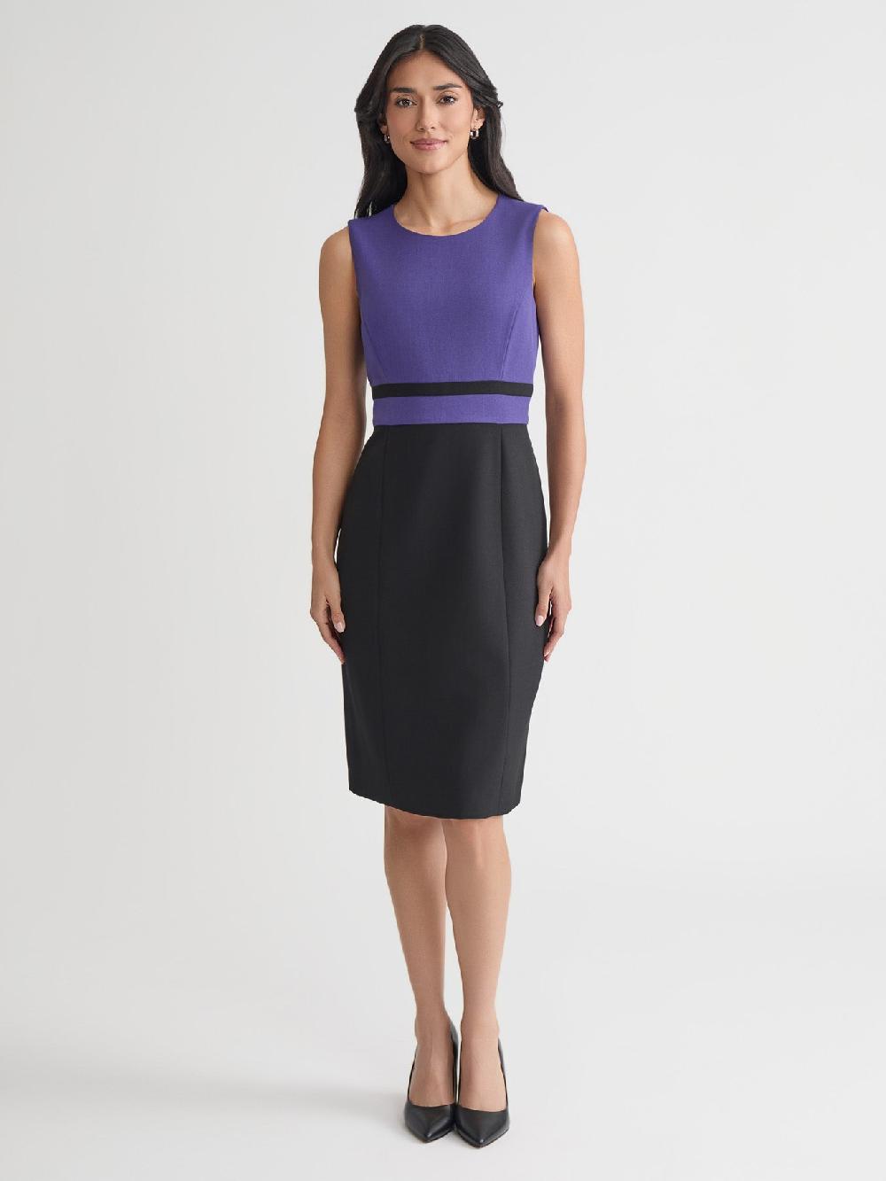 kasper Grace Dress Iconic Stretch Crepe